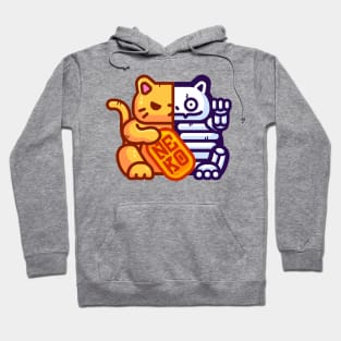 Maneki Neko Skeleton Hoodie